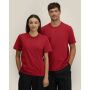 Reeser - Heavy gerecycled katoen blend T-overhemd met een modern look - Passionate Red (3XL)