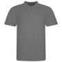AWDis The 100 Cotton Piqué Polo Shirt, Charcoal, XXL, Just Polos