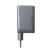 Anker Prime-oplader (100 W, 3 poorten, GaN), grijs