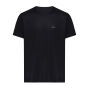 IQONIQ Tikal gerecycled polyester sneldrogend sport t-shirt, zwart (XXS)