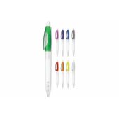 Balpen Bio-S! Clear transparant - Ecru / Wit