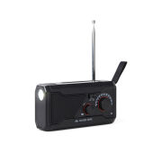 Nordic Drift Titan IPX4 multifunctionele noodradio 4000mAh, zwart