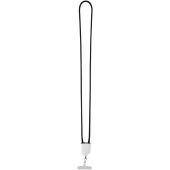 Ion 65 W 5-in-1 oplaadkabel met lanyard van gerecycled plastic - Wit