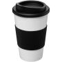 Americano® 350 ml geïsoleerde beker met grip - Wit/Zwart Americano® 350 ml geïsoleerde beker met grip - Wit/Zwart