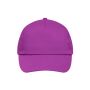 5 Panel Promo Cap Lightly Laminated purple one size