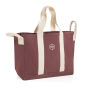 BEAU AWARE™ strandtas van 400gsm gerecycled canvas, maroon