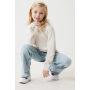 IQONIQ Yengo kids recycled katoen hoodie met steekzakken, ivory white (910)