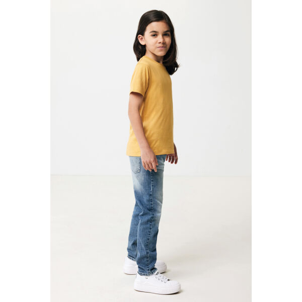 IQONIQ Koli kids lichtgewicht gerecycled katoen t-shirt, ochre yellow (1112) IQONIQ Koli kids lichtgewicht gerecycled katoen t-shirt, ochre yellow (1112)
