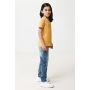 IQONIQ Koli kids lichtgewicht gerecycled katoen t-shirt, ochre yellow (1112)