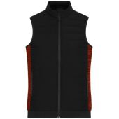 black/red-melange