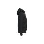 Ecologische uniseks sweater met rits en sherpavoering Black XS