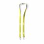 Polyester Pantone-gematchte zeefdruk keycord met 2 clips
