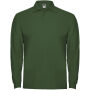 Estrella herenpolo met lange mouwen - Fles groen - 3XL