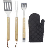 Gril 5-delige barbecueset - Zwart