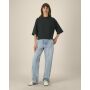 Stella Raya - Het dames cropped T-shirt van gerecycled katoen - XS