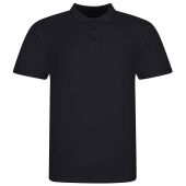 AWDis The 100 Cotton Piqué Polo Shirt, Deep Black, 3XL, Just Polos