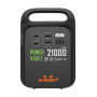 Power Vault RCS gerecycled plastic 21.000 mah power station, zwart