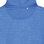Iqoniq Abisko gerecycled katoen hoodie met rits, heather blue (XL)