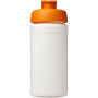 Baseline® Plus 500 ml sportfles met flipcapdeksel - Wit/Oranje Baseline® Plus 500 ml sportfles met flipcapdeksel - Wit/Oranje
