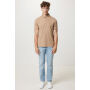 IQONIQ Yosemite gerecycled katoen pique polo, heather brown (XXS)