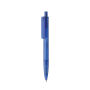 X3 GRS gerecycled PC plastic pen frosted, blauw