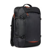Nordic Drift RCS Traveling backpack 25L, zwart, oranje