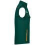 Workwear Softshell Vest - COLOR - dark green/orange 6XL