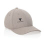 Milo AWARE™ recycled heather 6 paneel cap 200gr, gebroken wit