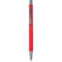 Aluminium balpen Emmett rood
