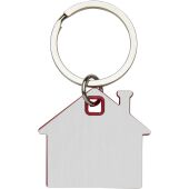 Nook huisvormige sleutelhanger - Rood
