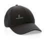 Impact AWARE™ 6 panel 280gr gerecycled katoenen cap, zwart