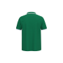 Herenpolo met korte mouwen en contrasterende bies Kelly Green / White S
