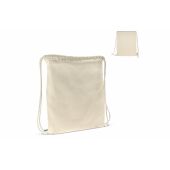 Fairtrade rugzakje ecru 140g/m² 35x45 cm - Ecru