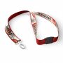 Polyester keycord met gesublimeerde satijnen overlay