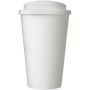 Brite-Americano® POP 350 ml geïsoleerde beker met morsbestendig deksel - Wit