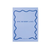 VINGA One memory a day GRS gerecycled papieren dagboek, blauw