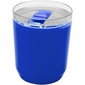 Hudson 180 ml dubbelwandige beker van gerecycled plastic - Blauw