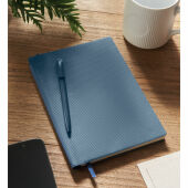 NOTA - A5 PU notitieboek met pen - Marineblauw