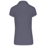 Damessportpolo sporty grey M