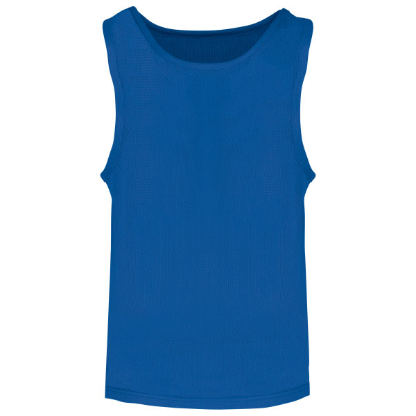 Licht trainingshesje van mesh kids Sporty Royal Blue 6/10 jaar Licht trainingshesje van mesh kids Sporty Royal Blue 6/10 jaar