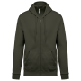 Sweatvest met capuchon Dark Khaki XL Sweatvest met capuchon Dark Khaki XL