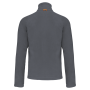 Microfleece met rits en raglanmouwen heren Convoy Grey 4XL