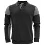 Printer Prime Polosweater Black/Anthra M