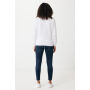 IQONIQ Etosha lichtgewicht gerecycled katoen sweater, recycled white (XS)