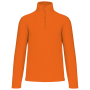 Enzo - Fleece met ritskraag Orange M