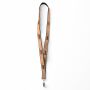 Zeefdruk lanyard van kurk en polyester Zeefdruk lanyard van kurk en polyester