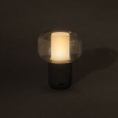 Lux RCS rplastic 10W luidspreker/lamp, zwart