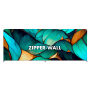 Zipper Wall Straight Basic 400 x 230 cm met Print Dubbelzijdig