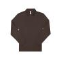 B&C MY POLO 180 LSL, Roasted Coffee, S