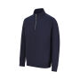 Uniseks sweater met ritskraag Navy XS